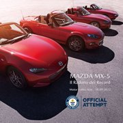 Mazda si prepara ad entrare nel Guinness dei primati con il Raduno dei Record della MX-5